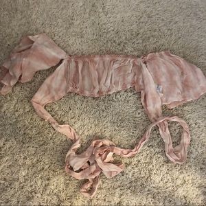 Blue Life Tops - NEVER WORN. Blue Life Crop top Blue Life Tops - NEVER WORN. Blue Life Crop top